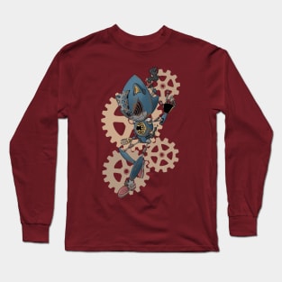 Steampunk Metal Sonic Long Sleeve T-Shirt